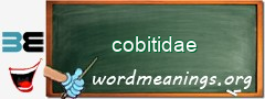 WordMeaning blackboard for cobitidae